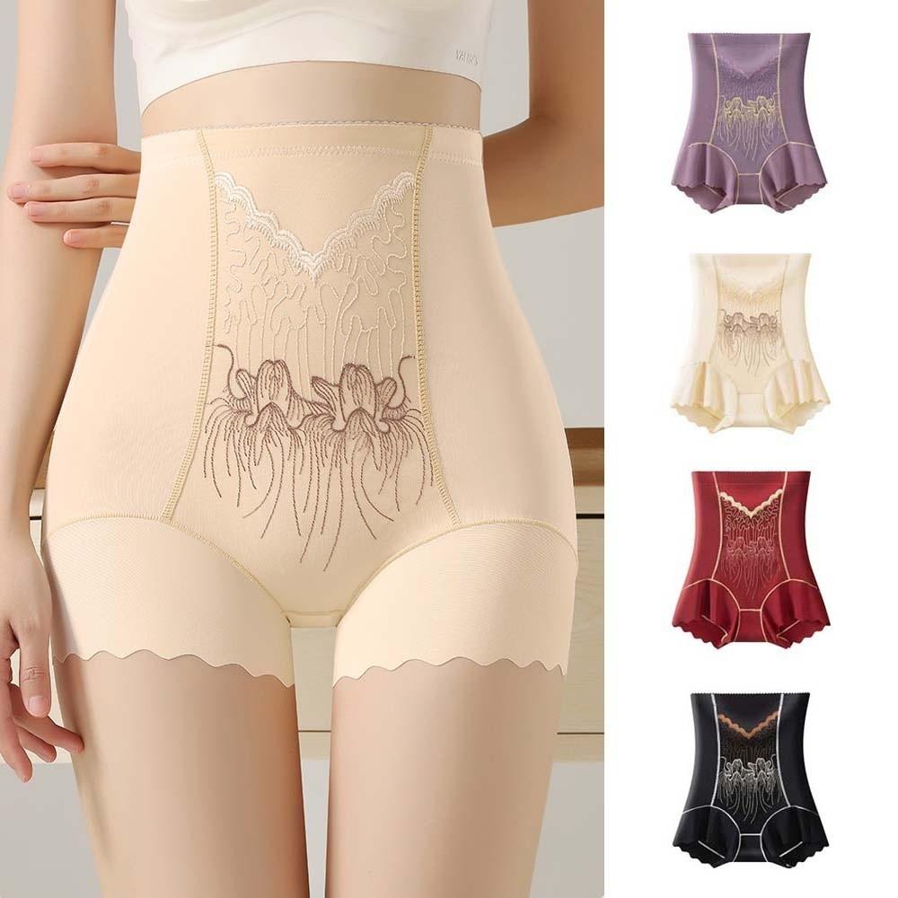Shapewear Postpartum Body Shaper Embroidery Flower Tummy Control Underwear  Postpartum