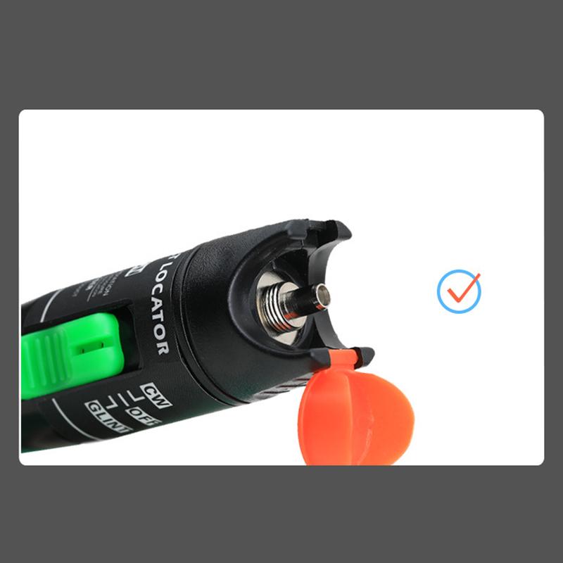 3 Set High Quality Fiber Optic Visual Fault Locator Ceramic Tube And Metal Head Replacement Parts Accessories