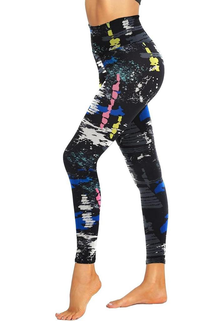 Leopard Print High-Waisted Yoga Leggings for Women