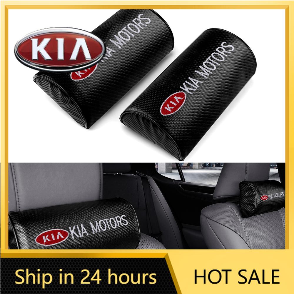 2026 Hot Car Sticker Car Headrest Neck Rest Auto Neck Safety Cushion Car Pillows Support Pads For Kia Rio Picanto Sportage Niro