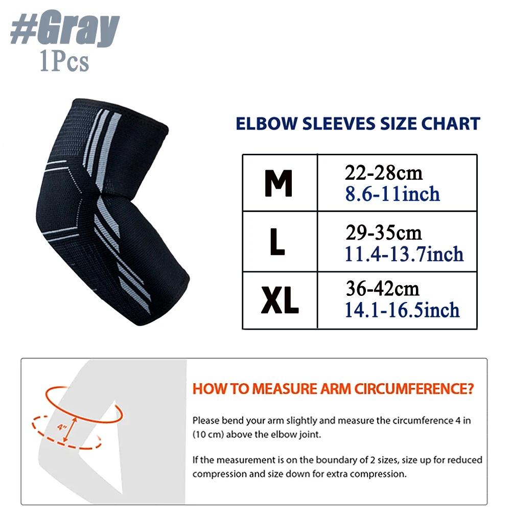 JUUMMP Sports Elbow Brace Compression Support Sleeve for Tendonitis, Tennis Elbow, Golf Elbow Treatment, Reduce Joint Pain XL