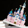 Pink Castle Princess Building Block Diy Assembling Toy Decoration Kids Gift