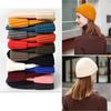 Weuiean Unisex Knit Beanie for Men and Windproof and Foldable KANZ-23 (Black) - Women,