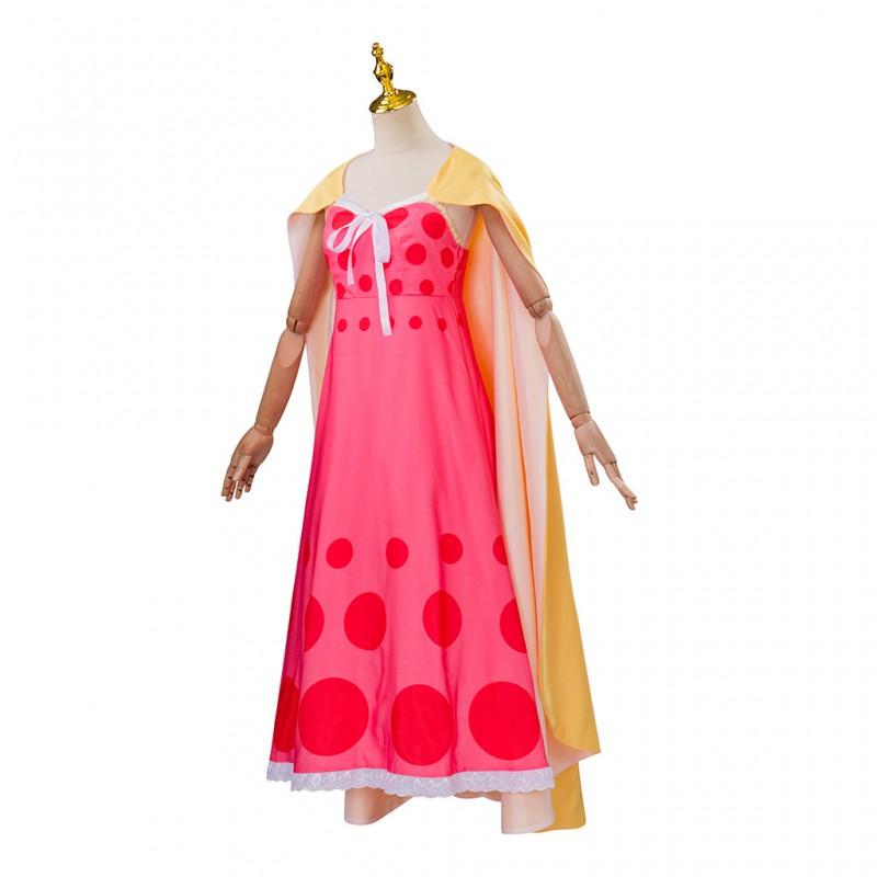 One Piece Onigashima Battle Charlotte Linlin Cosplay Costume Halloween Anime Role Play Outfit