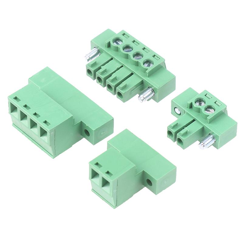 1Set 15Edgwc Pitch 3,81 Mm 2P/3P/4P/5P/6P/8P/9P/10P Steckbarer Terminal Block Anschluss Jm15Edgkm 3,81 Mm Pitch