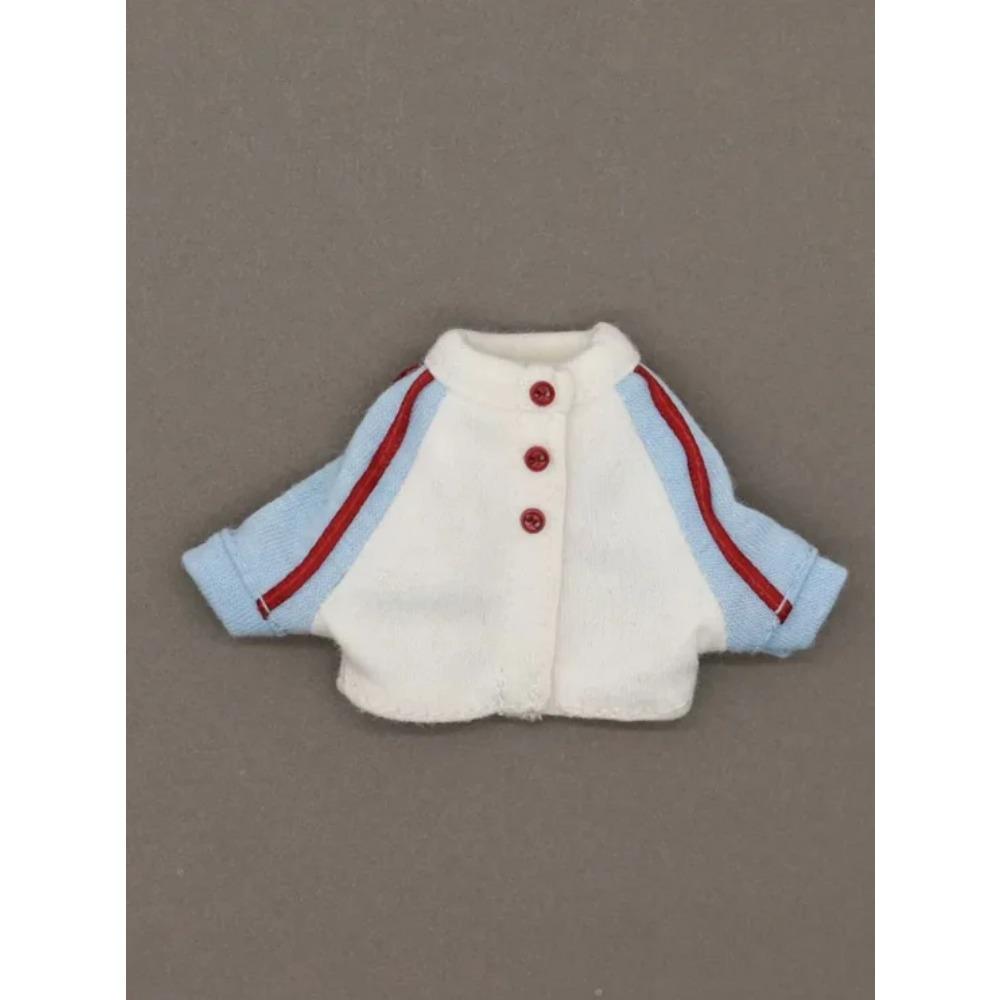 OB11 Baby Clothes Baseball Uniform Letter Overalls Suit Coat Fashion Pants For Obitsu11 YMY Body 1/12 BJD Doll
