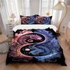 3pcs Yin Yang Dragon Design Bedding Set. Soft and Comfortable with No Core Included (1x Duvet Cover + 2x Pillow Covers) Yy251009256