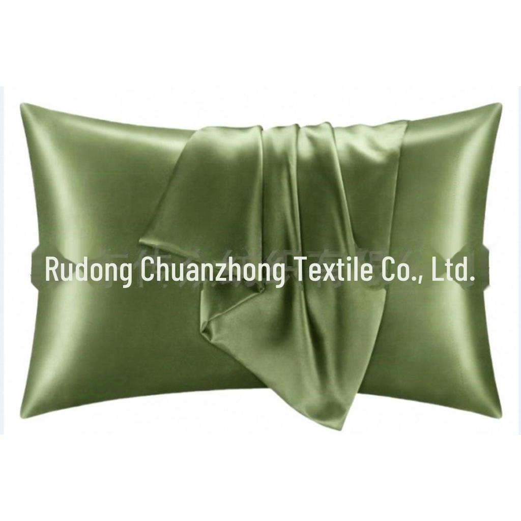 Multi-color Satin Imitation Silk Pillowcase Pair for Trade