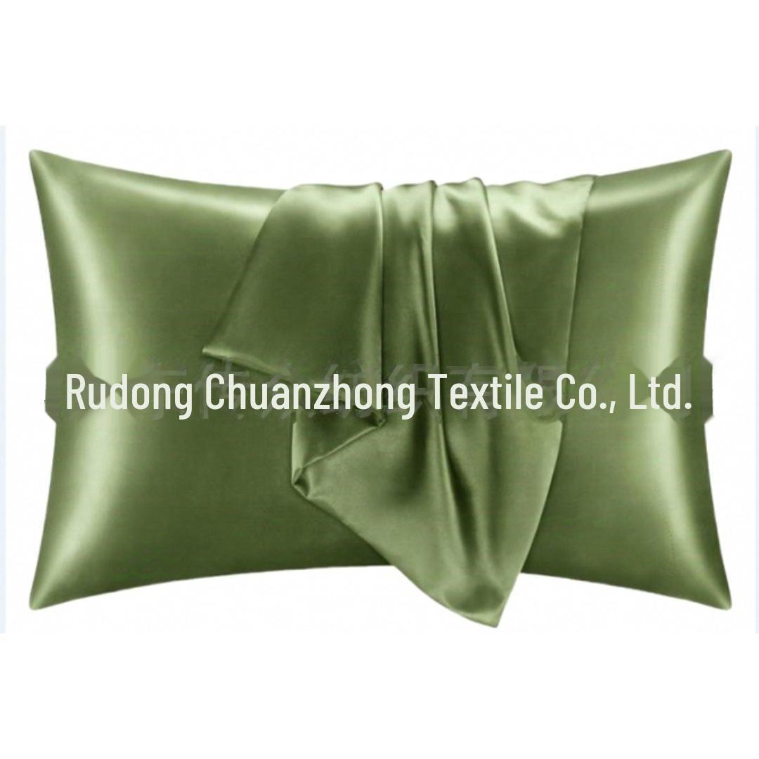 

Multi-color Satin Imitation Silk Pillowcase Pair for Trade 50x75 cm оливковий колір