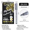Metallic Color Craft & Graffiti Soft Tip Pen - 550B Signature & Sealing Wax DIY Marker