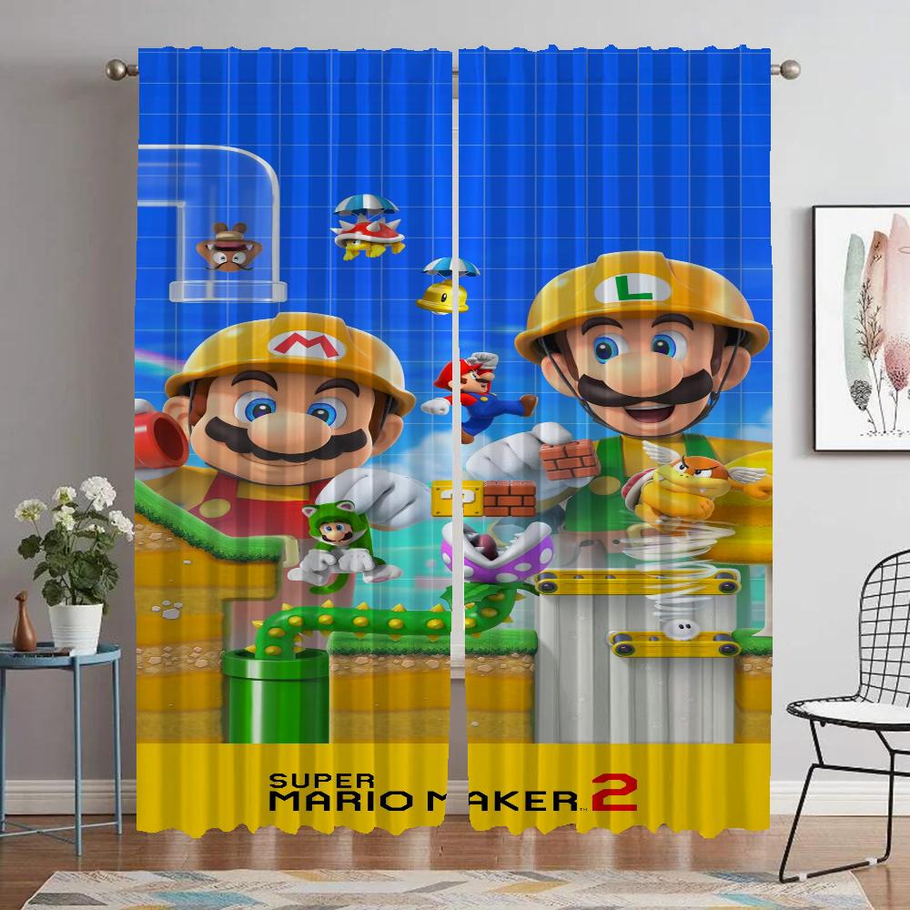 

Раздел Marios Shades Blackout Curtains для гостиной, занавески для домашнего интерьера, 2 шт. Тюль для спальни, кухни W60xH90cmx2pcs-CL