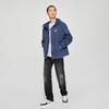 Lee Men's Dark Blue Comfort Fit Hooded Denim Jacket