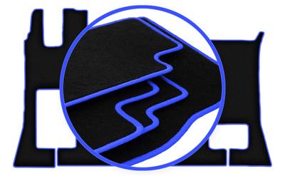 CARLUX-BLUE Car Mats For: Mercedes Actros MP5 Truck (2019-)
