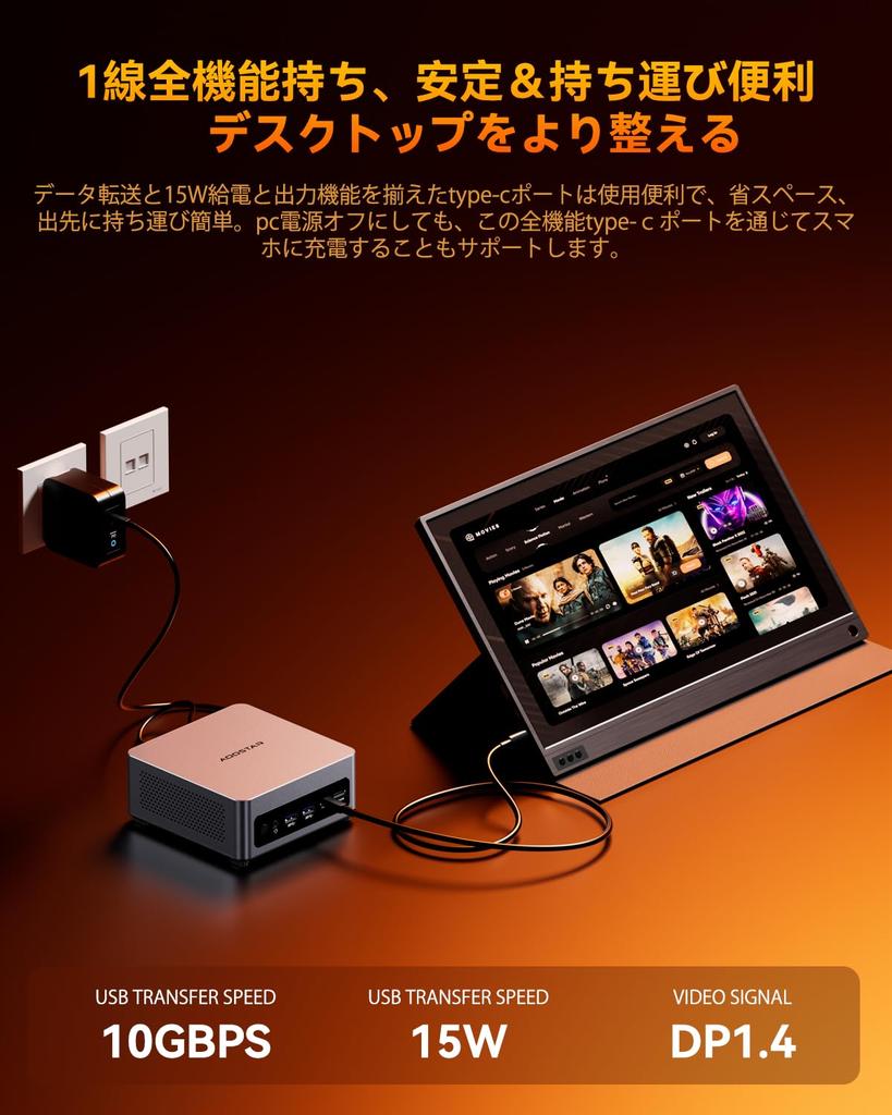 AOOSTAR Mini PC Ryzen 7 5825U Mini PC mit Oculink 2xDDR4 Zwei SSD Große Kapazität Expansion Max Win11pro Volle Funktion 4K 3 bildschirm WiFi6 TDP15W