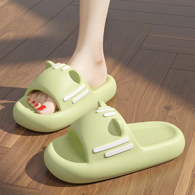 Thick Soled Slippers, Cute Women's and Men's Bathroom, EVA for Home Use, Anti Slip and Odorless Feet, Indoor Home Use
