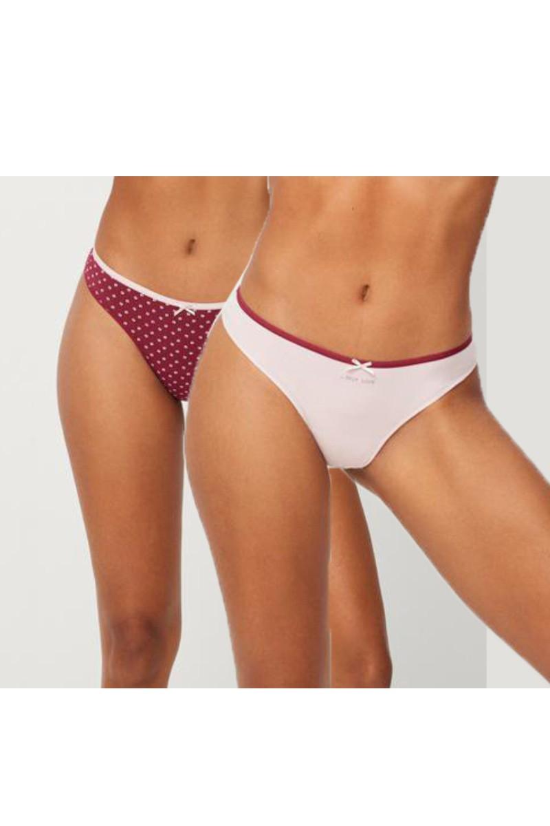 

Трусики стрінг, 2 штуки Ysabel Mora (81175) 5(XL) різнокольорові кольору