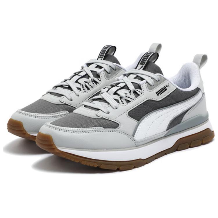 Puma R78 Comfortable Breathable Low-Top Lifestyle Sneakers Unisex Sneakers Light-Gray 380728-16