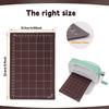3 Stück Magnetische Unterlage mit Kartenformat-Rastern Schwarze Magnetische Schneidunterlagen Wiederverwendbare Prägemaschinen-Pads Stanzmaschine