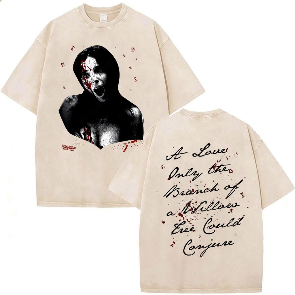 Maglietta Nikki Lavata Vintage Ossessione Film Horror Uomo Donna Moda Magliette Gotica Cotone Oversize Manica Corta