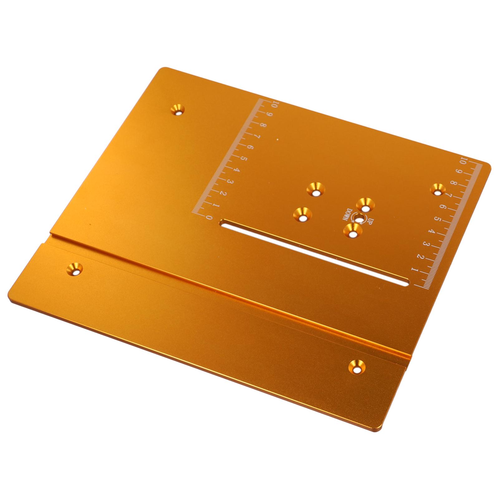 

T60 Aluminum Router Table Insert Plate Table Saw Panel Circular Saw Table 24x20 Woodworking Electric Wood Router China Mainland
