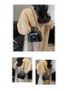 Vintažinė Miu maža kvadratinė grandinėlės rankinė - moteriška kasdienio stiliaus rankinė per petį ir crossbody