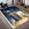 Doctor Who2 Flannel Pattern Square Carpet,Area Rug,Carpet Rug for Living Room Bedroom Sofa Playroom Decor,Non-slip Floor Mat