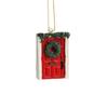 Pryskyřičná poštovní schránka Santa Clause Přívěsek Červené vánoční stromkové závěsné ozdoby Novoroční dekorace