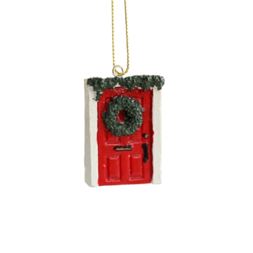 Red Christmas Elk Snowmen Pendant Xmas Tree Hanging Ornaments  Merry Christmas Decoration
