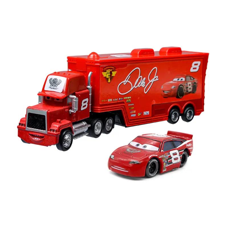 Disney Pixar Cars 3 Lightning McQueen Mack Uncle 8, 76, 54 Truck Set Metal Diecast  Model Car Toys For Children's Festival Gifs