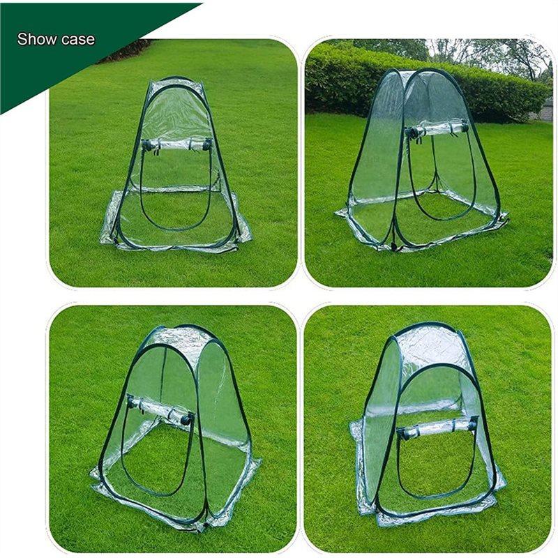 2025 Trend Mini Flower House Greenhouse Cover Popup Pack Of 2 Pcs, Gardening Plant Flower Sunshine Sunlight Room