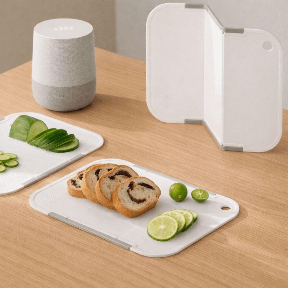 Portable Foldable Chopping Board 3 Foldable Design Double Sided Cutting Board Grinding Board Easy Storage Fruit Cutting Board