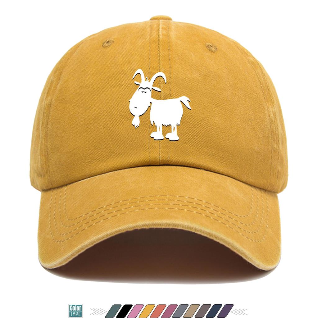 Simple Style Goat Print Truck Hat Is Comfortable, Breathable, Fashionable and Beautiful