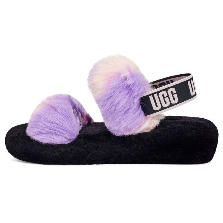 UGG  Oh Yeah Slide Tie Dye Magnolia Women Sneakers Black 1119821-MGNL