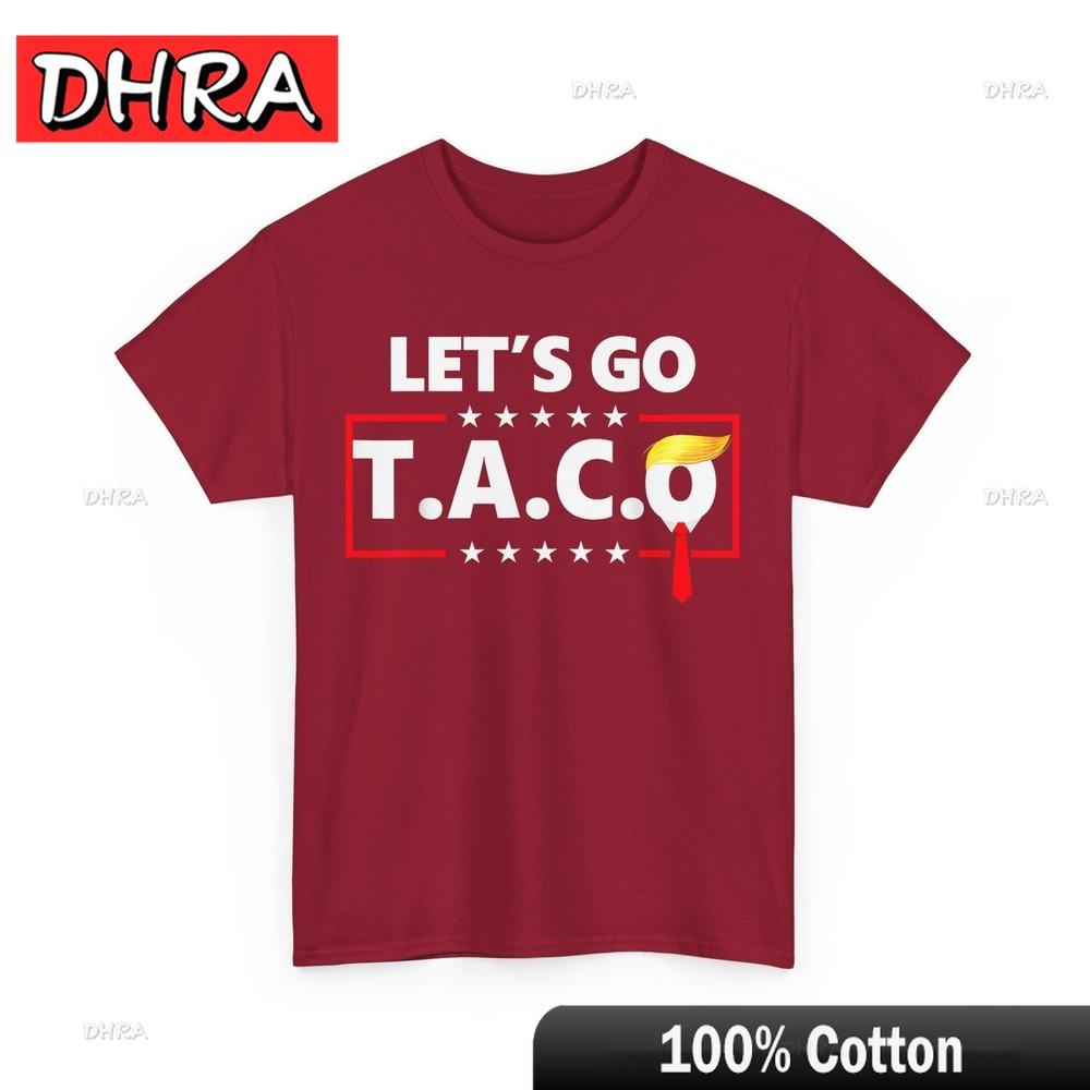 Lets Go Taco TShirt Creative Trendy Stylish Tshirts Minimalist Women Funny Chic Shirt Aesthetic Unique Minimalist Tshirts S