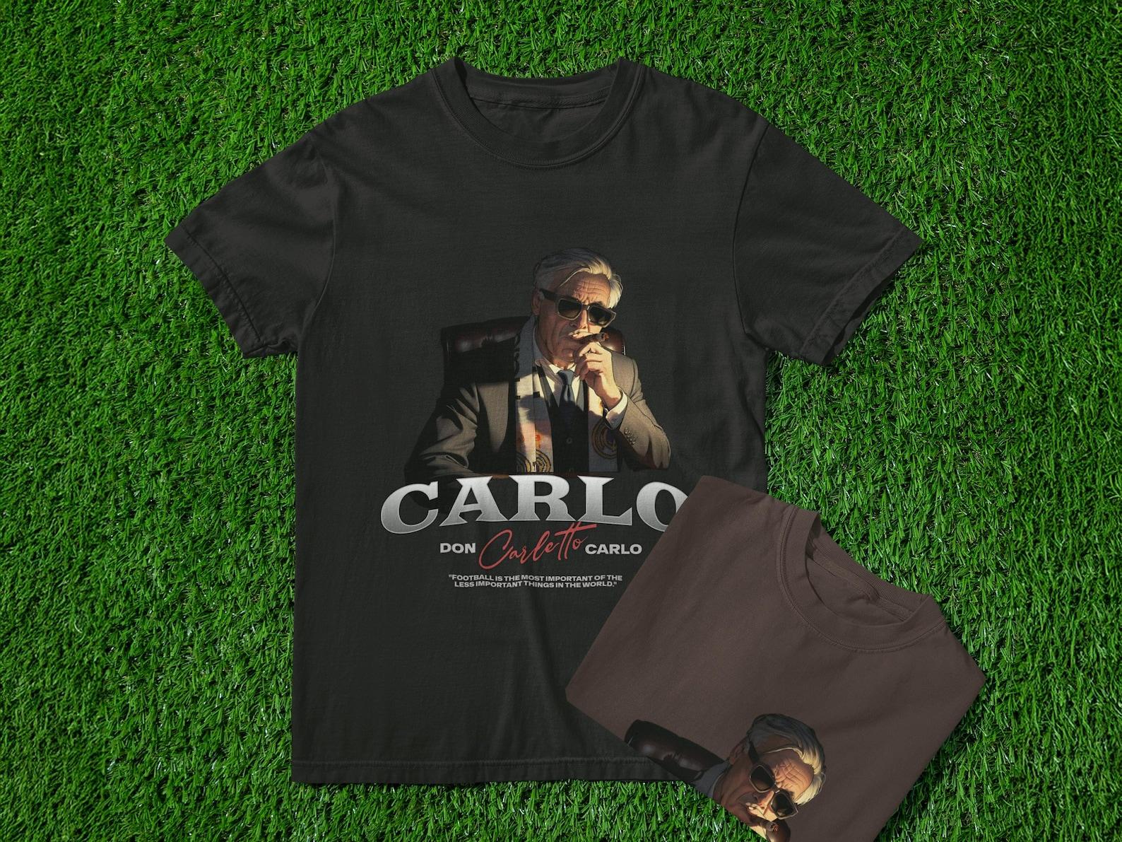 Don Carlo Graphic Tee | Vintage Mob Boss Soccer Shirt 4XL