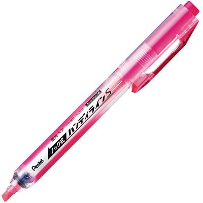 PENTEL Knock Handy Line 10 Highlighter, Style, S, Pink, Pens, SXNS15-P
