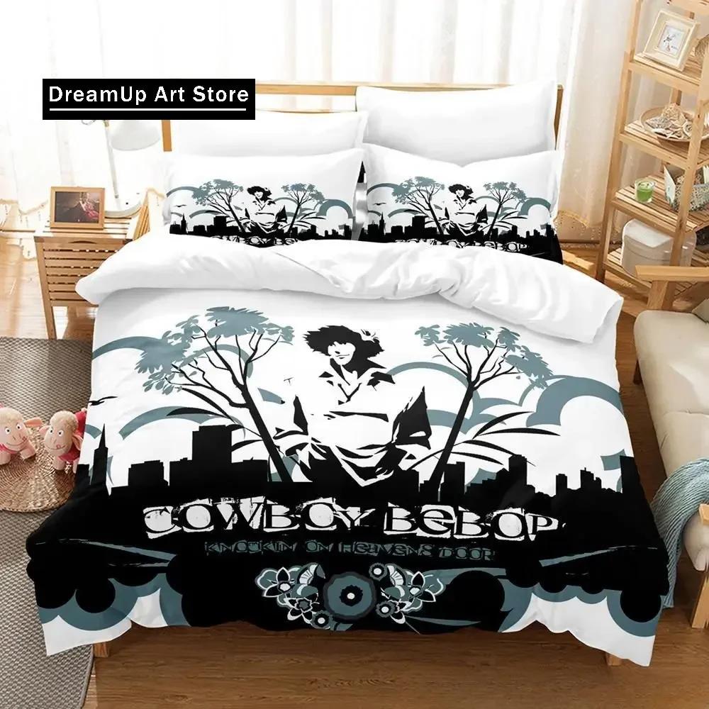 New Cowboy Bebop Bedding Set Single Twin Full Queen King Size Bed Set Adult Kid Bedroom Duvet Cover Sets 3D Game Bed Sheet Set