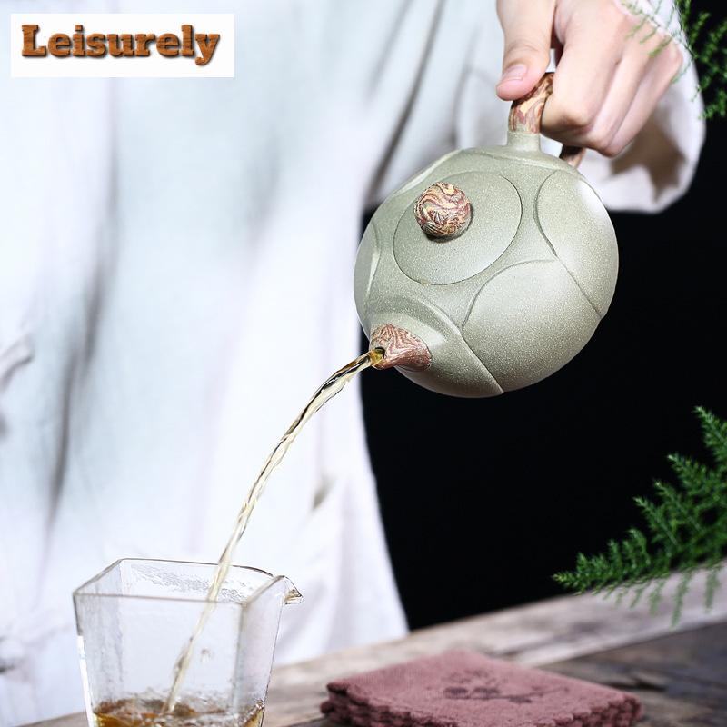 300ml Yixing Tea Pot Purple Clay Teapots Beauty Handmade Kettle Set Tie Guanyin Zisha Pot Customized Authentic Large Capacity