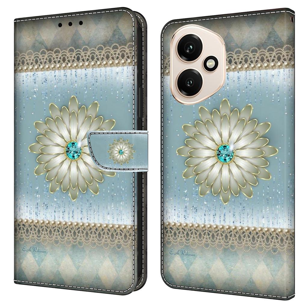 For Honor 400 5G (Global) Wallet Case Pattern Printing Stand Leather Flip Phone Cover