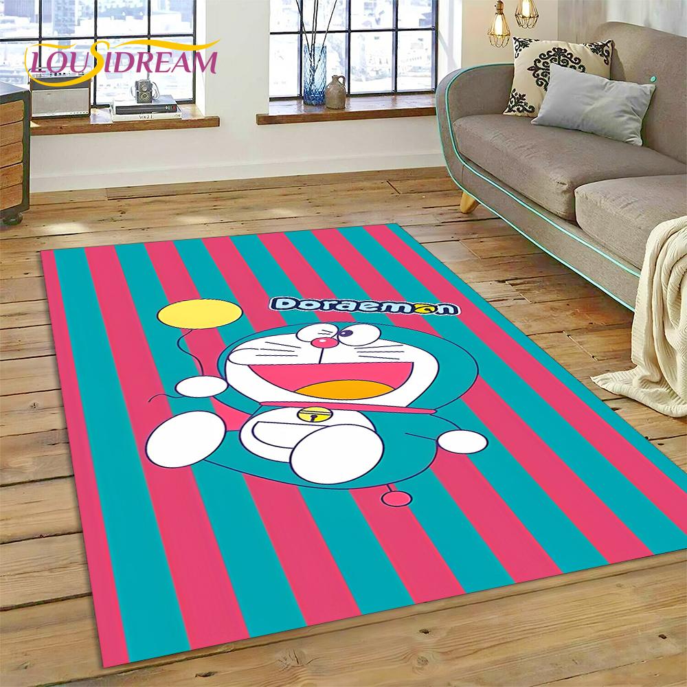 3D Cartoon Dream D-Doraemon Anime Rug Carpet for Living Room Bedroom Home Decor,Floor Mat Non-slip Decoration for Sofa Doormat