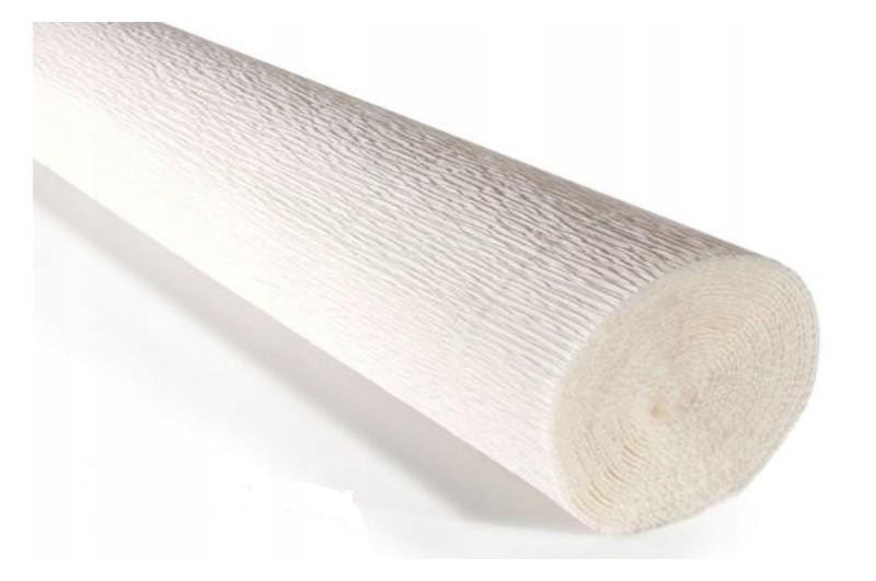 Bibuła dekor Krep 50x250 cm 180GR 600 BIAŁA