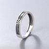 Adjustable Vintage Money Cloud Couple Ring Set Men Women Boho Ethnic Style Plated Copper Band