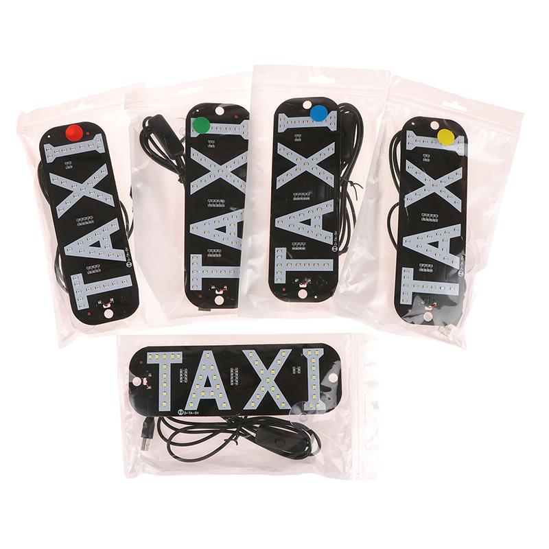 Led Signal Light Taxi Signal Lamp For Taxi Logo Light Usb Led Cab Panel Indicator Lights Signal Lamp Auto Decoration Lamp