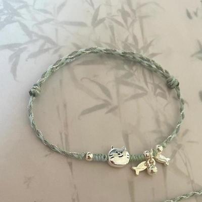Elegantes Grünes Armband: Leicht luxuriöses Wels-Fischbraten-Design, Perfekt für Paare & Geburtstagsgeschenk für beste Freunde