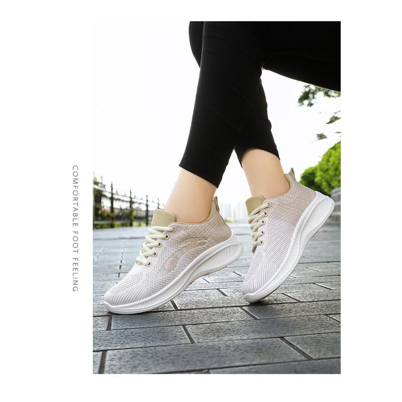 Boty Dámské Letní Nové Ležérní Měkká Podrážka Tenisky Prodyšné Jednoduché Boty Síťované Boty Silná Podrážka Běžecké Boty