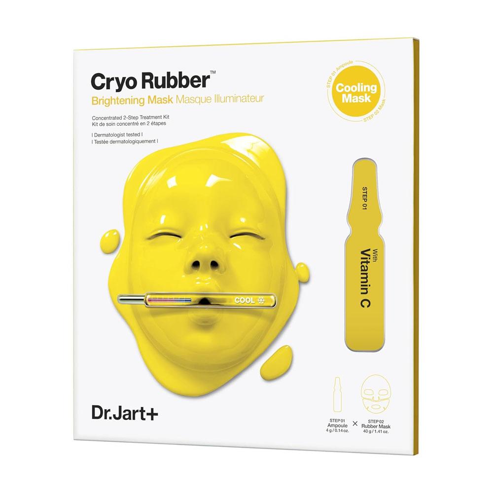 Доктор. Jart+ Cryo Rubber™ Осветляющая маска для лица – 2-шаговая ампула + резиновая маска (1 лист) Brightening Face Mask