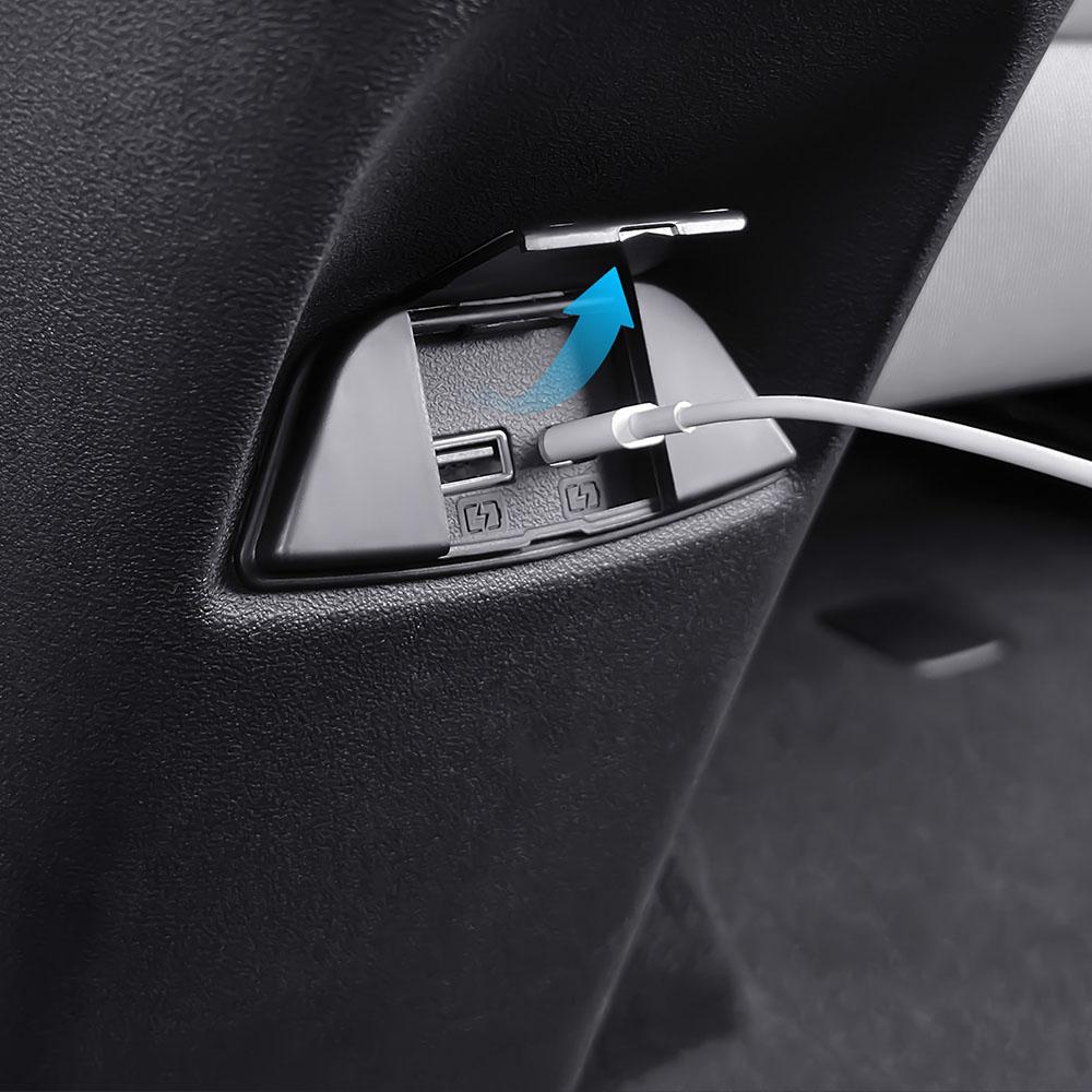 For BYD Sea Lion 06 EV/DM-I Car Rear Charging Port USB Protective Cover Dust Cover Car Interior Supplies
