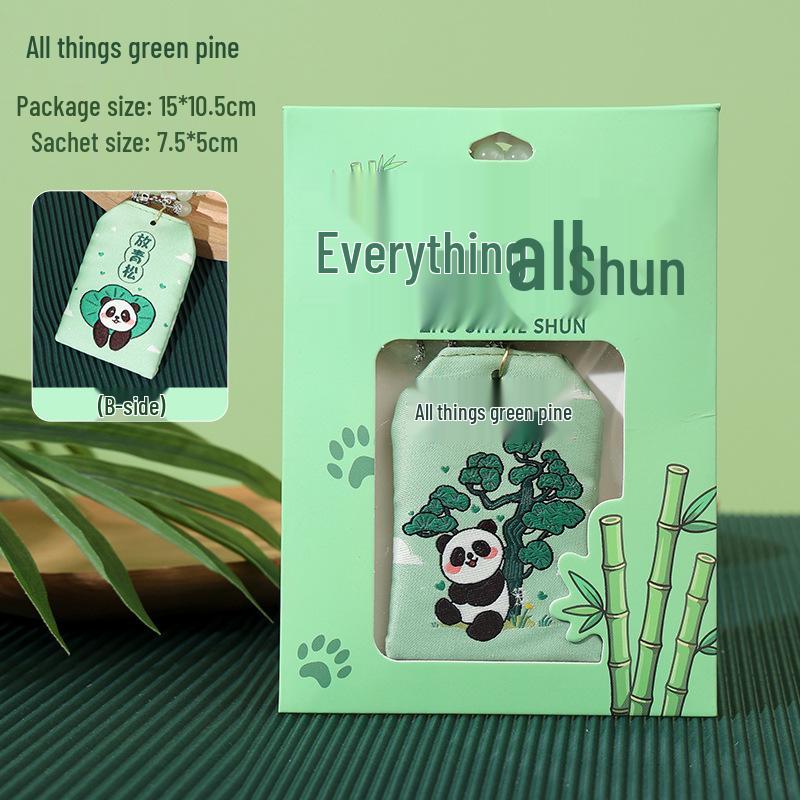 Chinese Dragon Boat Festival Lucky Charm Embroidered Sachet Pendant