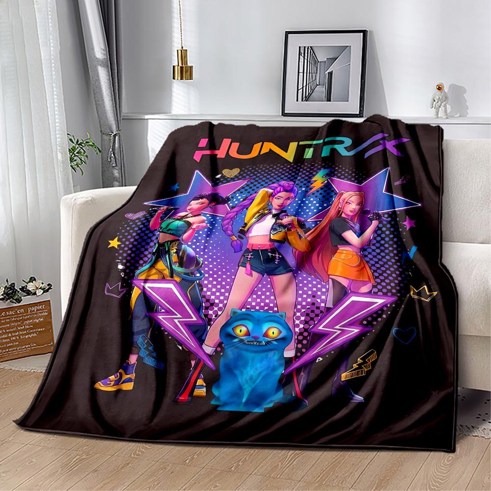 1pc HuntR X Blanket Comfortable Soft Lightweight Multi Seasonal Blanket for Travel Camping Picnics Sofa Office bedroom Perfect Gift for Friends