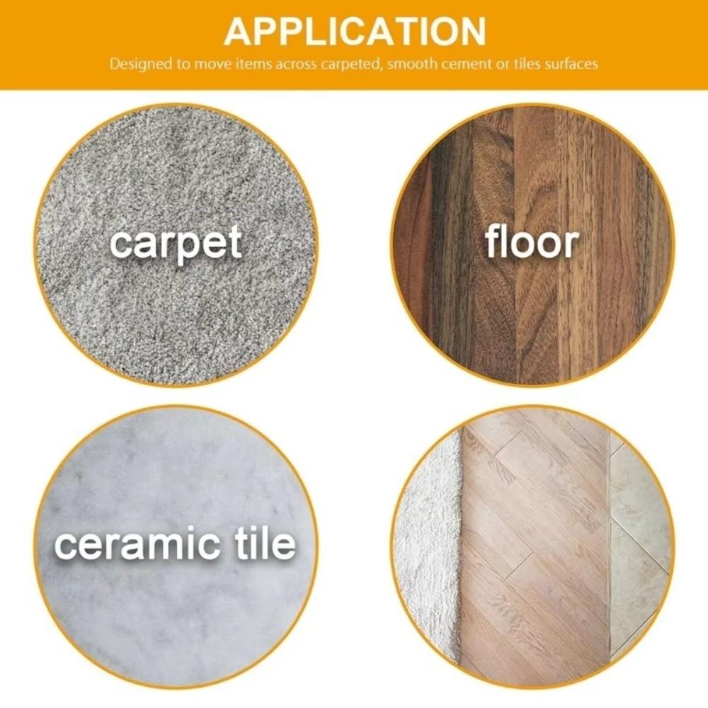 Anti Scratch Furniture Sliders Anti-abrasion Floor Protector Mat Furniture Gliders  Move Furniture